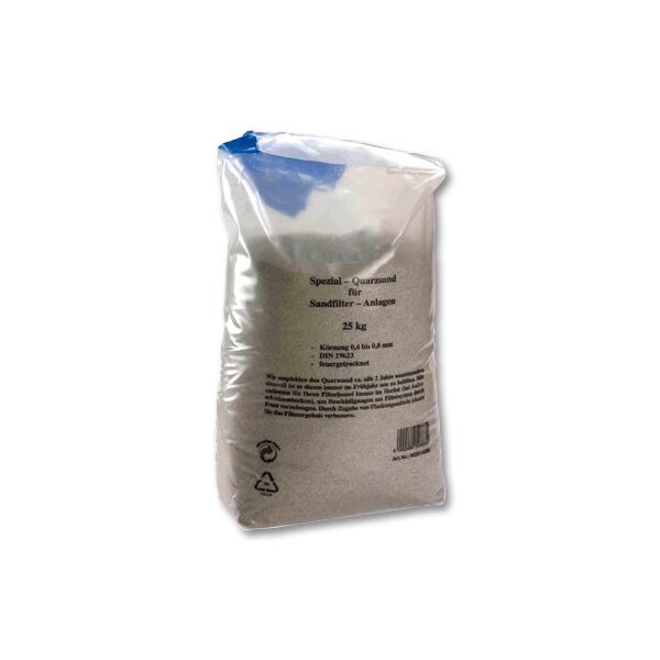 mediPOOL Filtersand für Sandfilteranlagen Körnung 0,40 - 0,80 mm, 25 kg