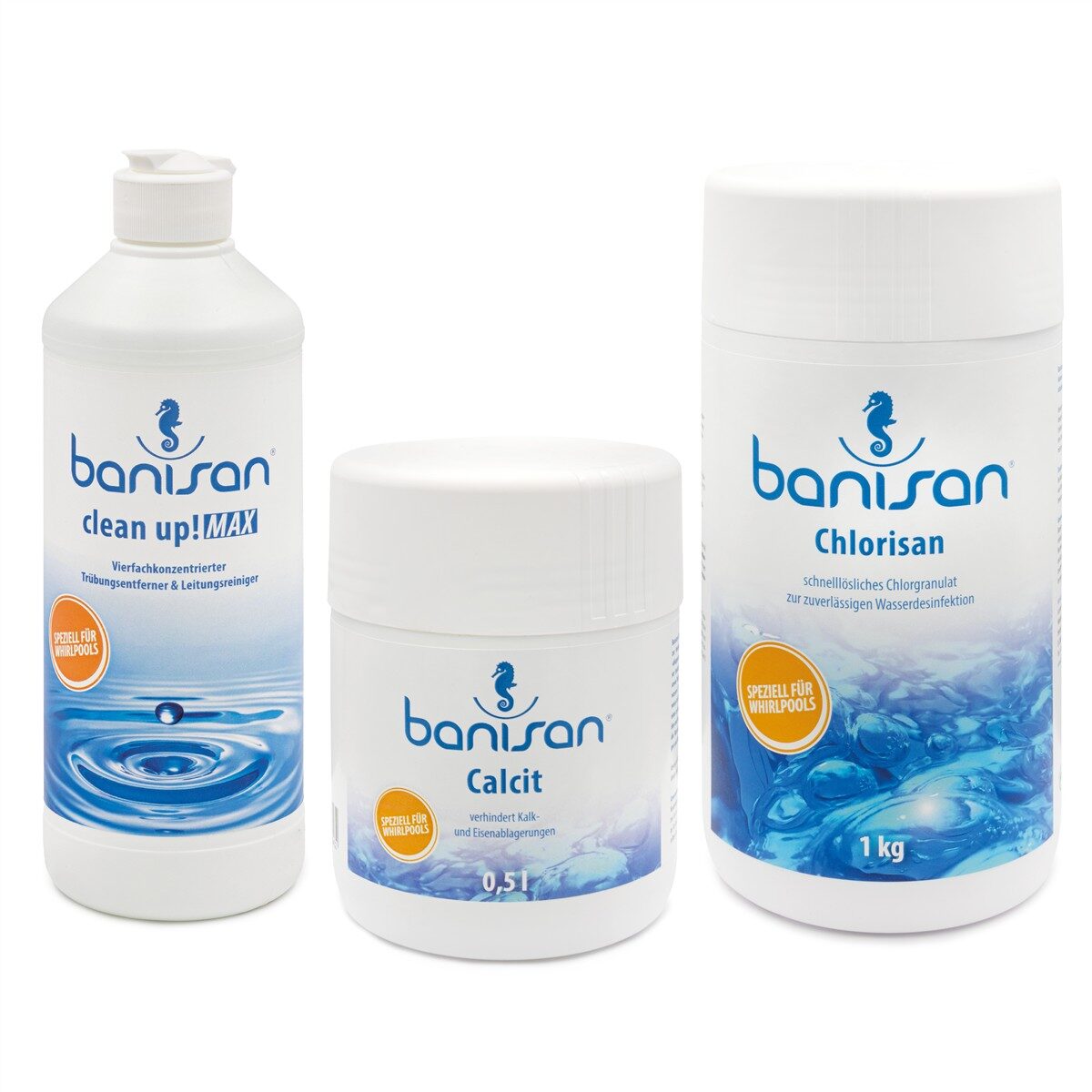 Banisan Whirlpool Pflege-Sparset 3-teilig Clean up! MAX 470