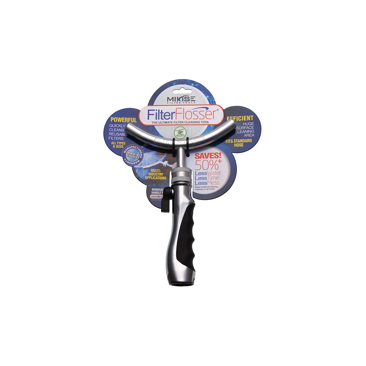 Filter Flosser Filterbrause mit Adapter