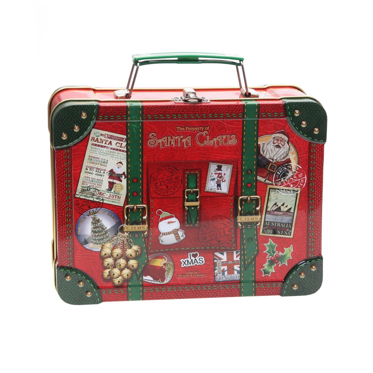 Blechdose "Santa Koffer" f&uum box