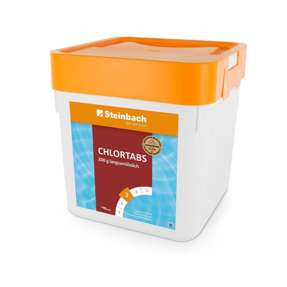 Steinbach Chlortabs 200g langsamlöslich, 5 kg