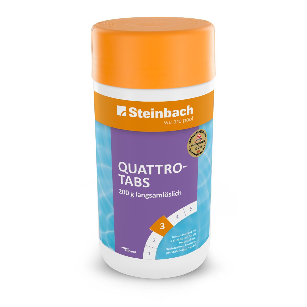 Steinbach Quattrotabs 200g langsamlöslich, 1 kg