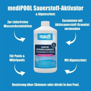 mediPOOL Sauerstoff Aktivator & Algenschutz 1 L