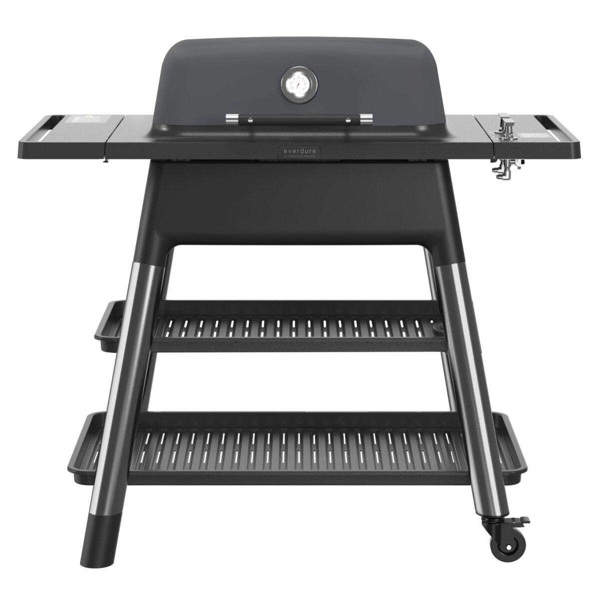 Everdure FORCE Gasgrill, 2 Hochleistungs-Brenner in O-Form,