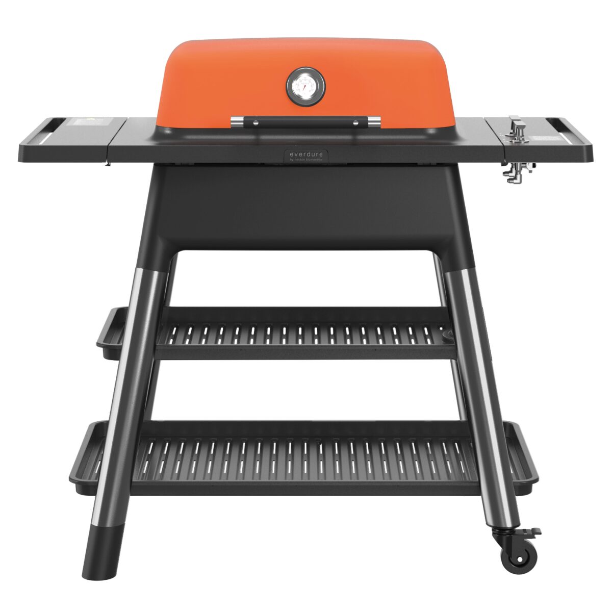 Everdure FORCE Gasgrill, 2 Hochleistungs-Brenner in O-Form,