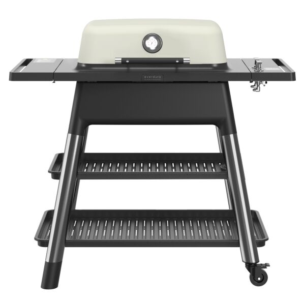Everdure FORCE Gasgrill, 2 Hochleistungs-Brenner in O-Form, Farbe: Stone