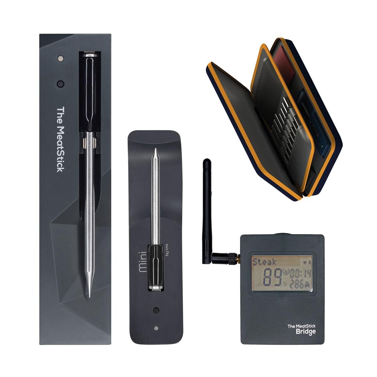 The MeatStick & MiniX WiFi Bridge Combo Set, mit 2 Fleis