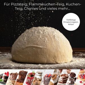 XL-Teigschaber für Pizzateig, Kuchenteig, Brotteig...