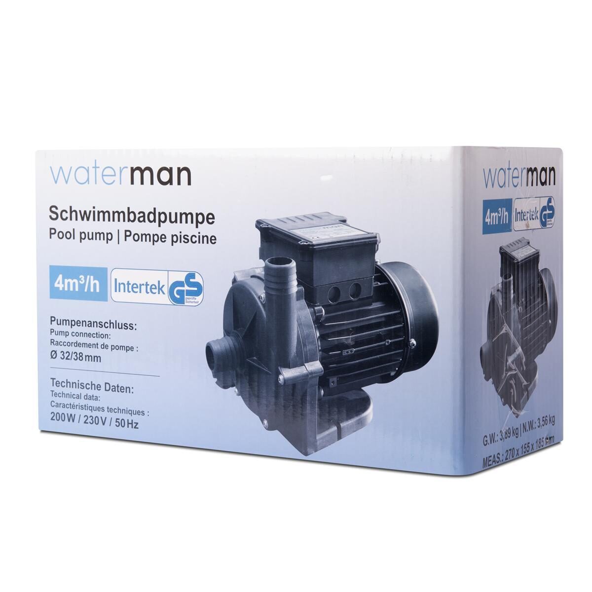 Waterman Schwimmbadpumpe 4 m3/h