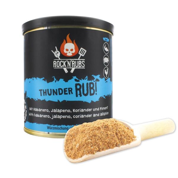 RockNRubs Thunder - BBQ Rub - Gewürzzubereitung nicht nur zum Grillen, 140g