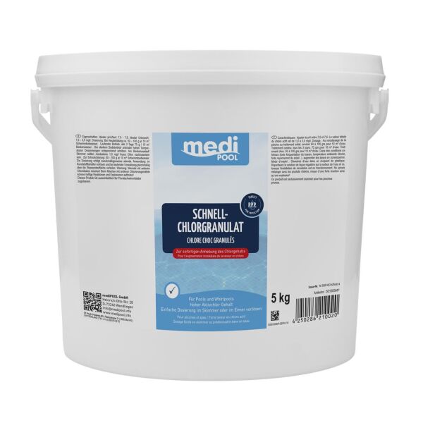 mediPOOL Schnell-ChlorGranulat 5 kg
