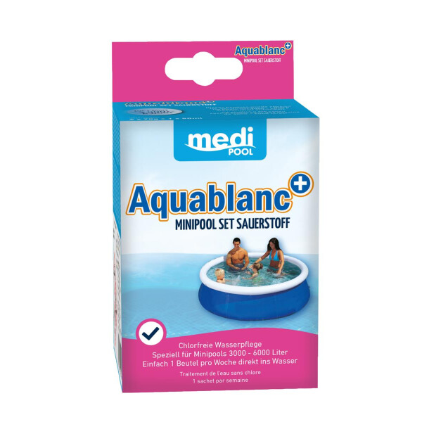 mediPOOL Aquablanc Mini Pool Set Sauerstoff 320 g
