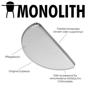 MONOLITH 2er Tropfschalen-Set für Keramikgrill LECHEF