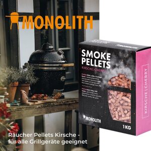 MONOLITH Smoke Pellets - Räucherpellets, Sorte: Kirsche