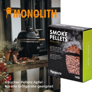 MONOLITH Smoke Pellets - Räucherpellets, Sorte: Apfel