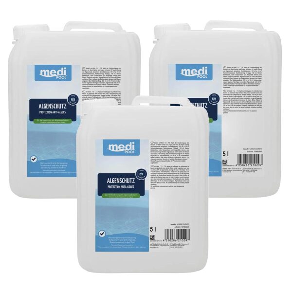 mediPOOL Algenschutz 3x 5 L