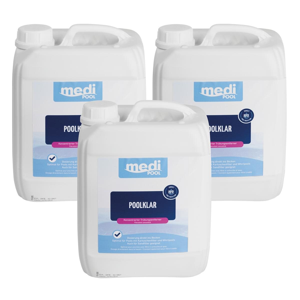 mediPOOL PoolKlar 3x 5 L