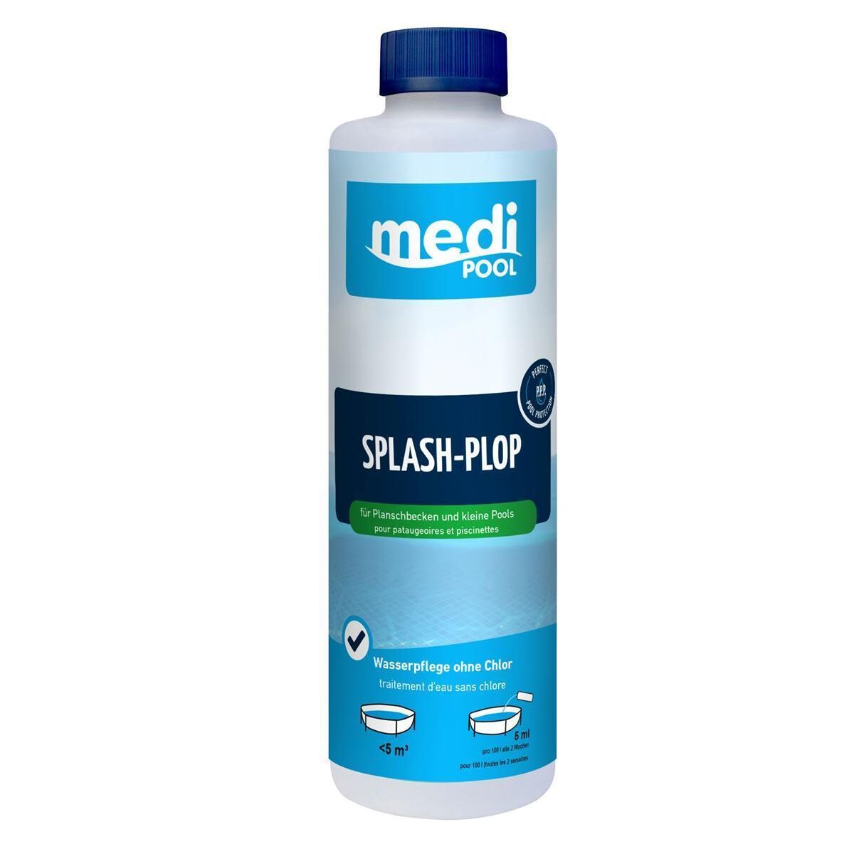 mediPOOL Splash-Plop chlorfreie Wasserpflege 500 ml