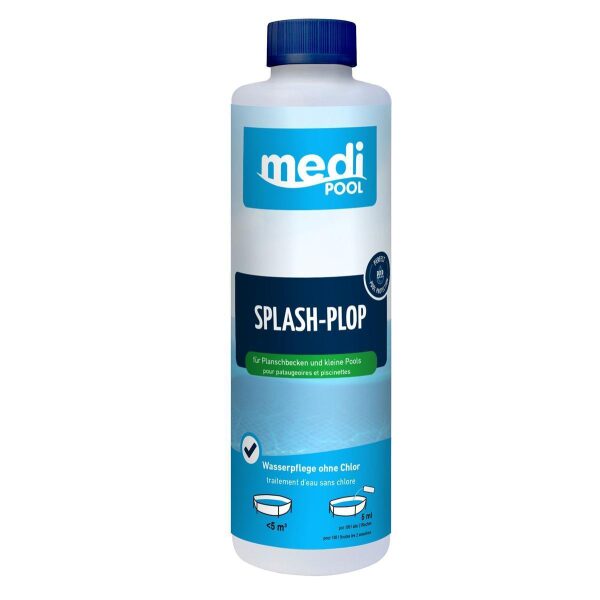 mediPOOL Splash-Plop chlorfreie Wasserpflege 500 ml
