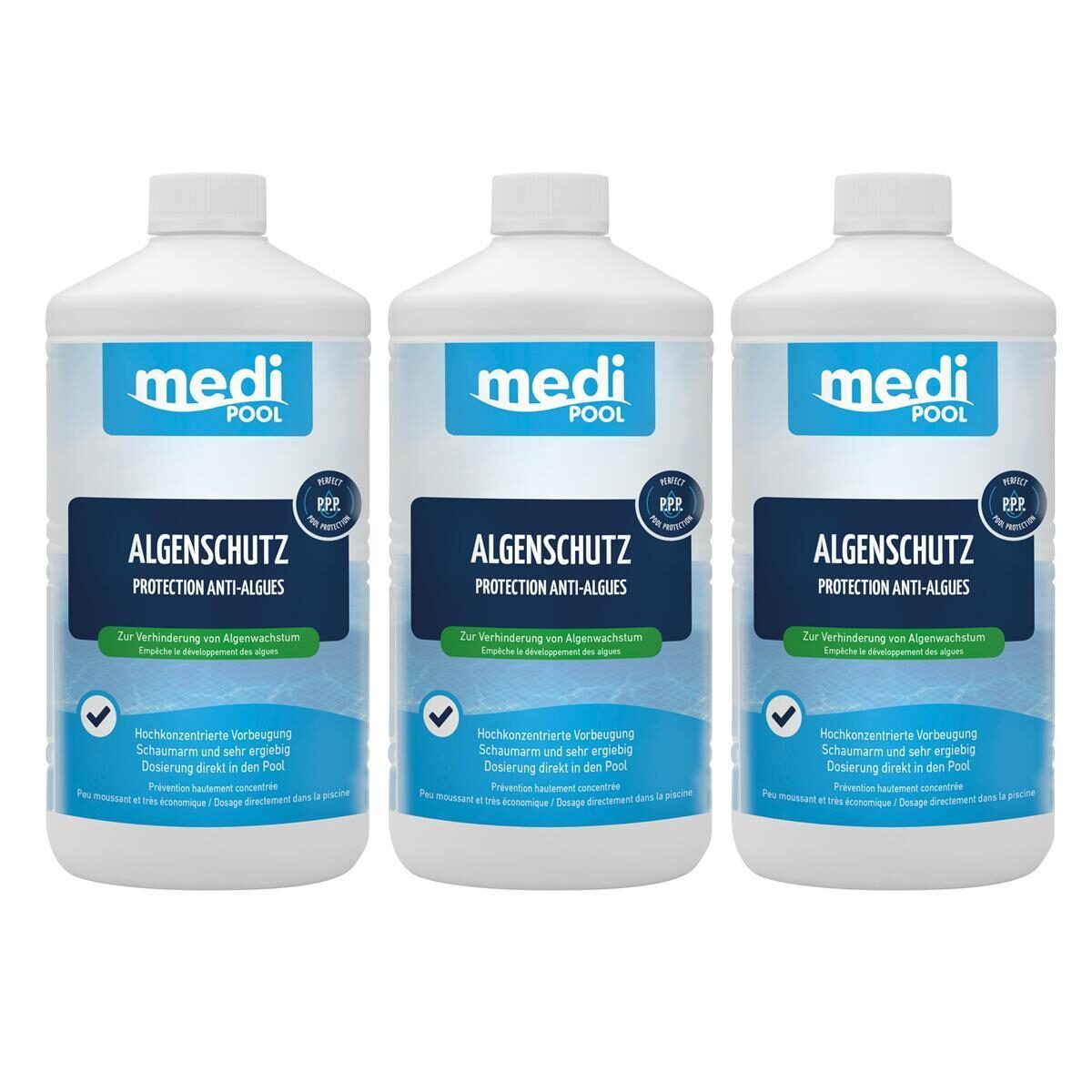 mediPOOL Algenschutz 3x 1 L