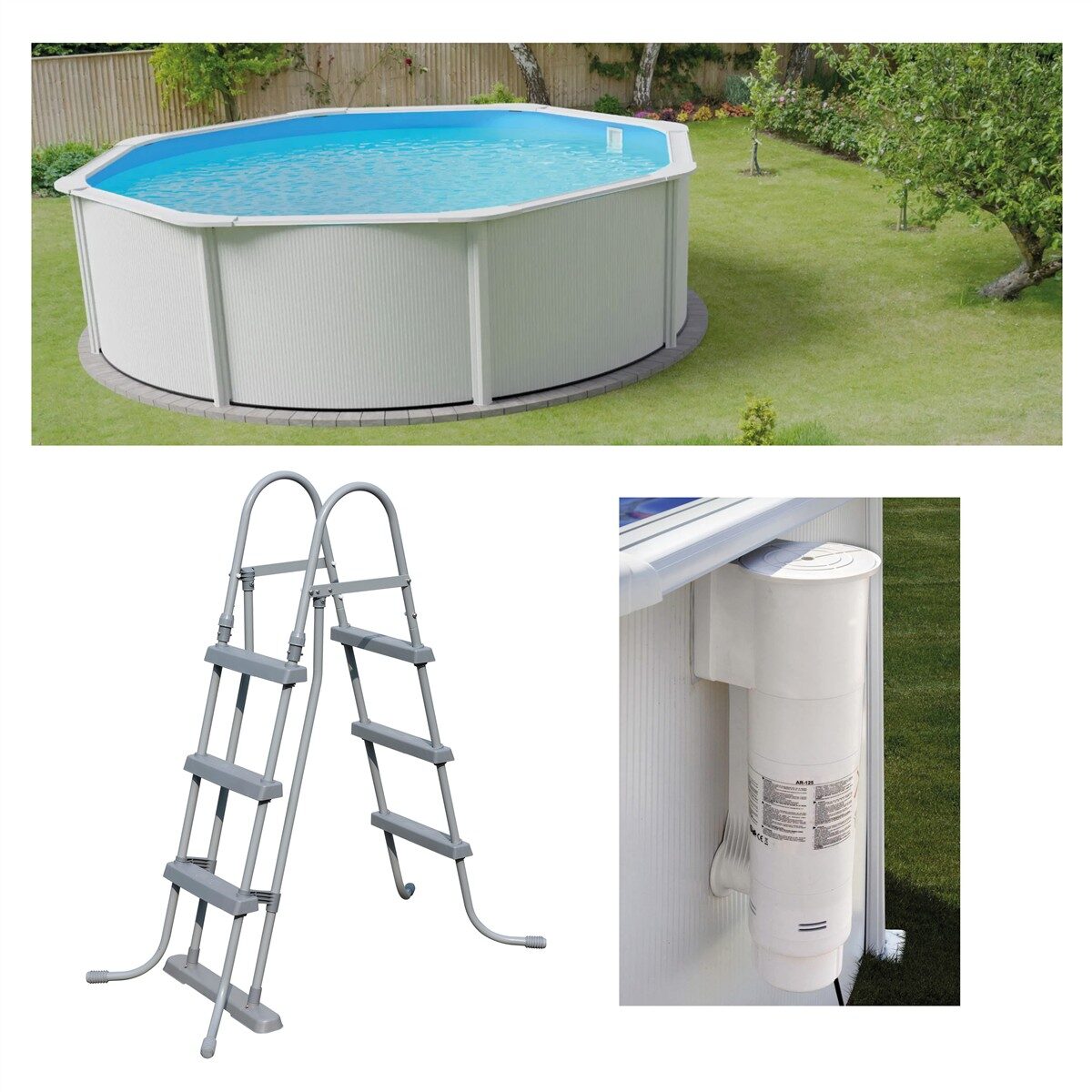 Planet Pool Premium Rundpool-Set Ø 4,60 x 1,20 m