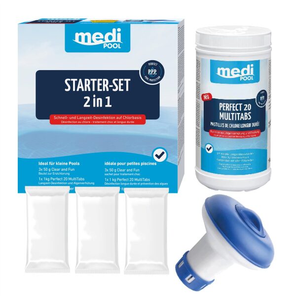 mediPOOL Pflege-Set 2 in 1 mit Perfect 20 MultiTabs 1 kg