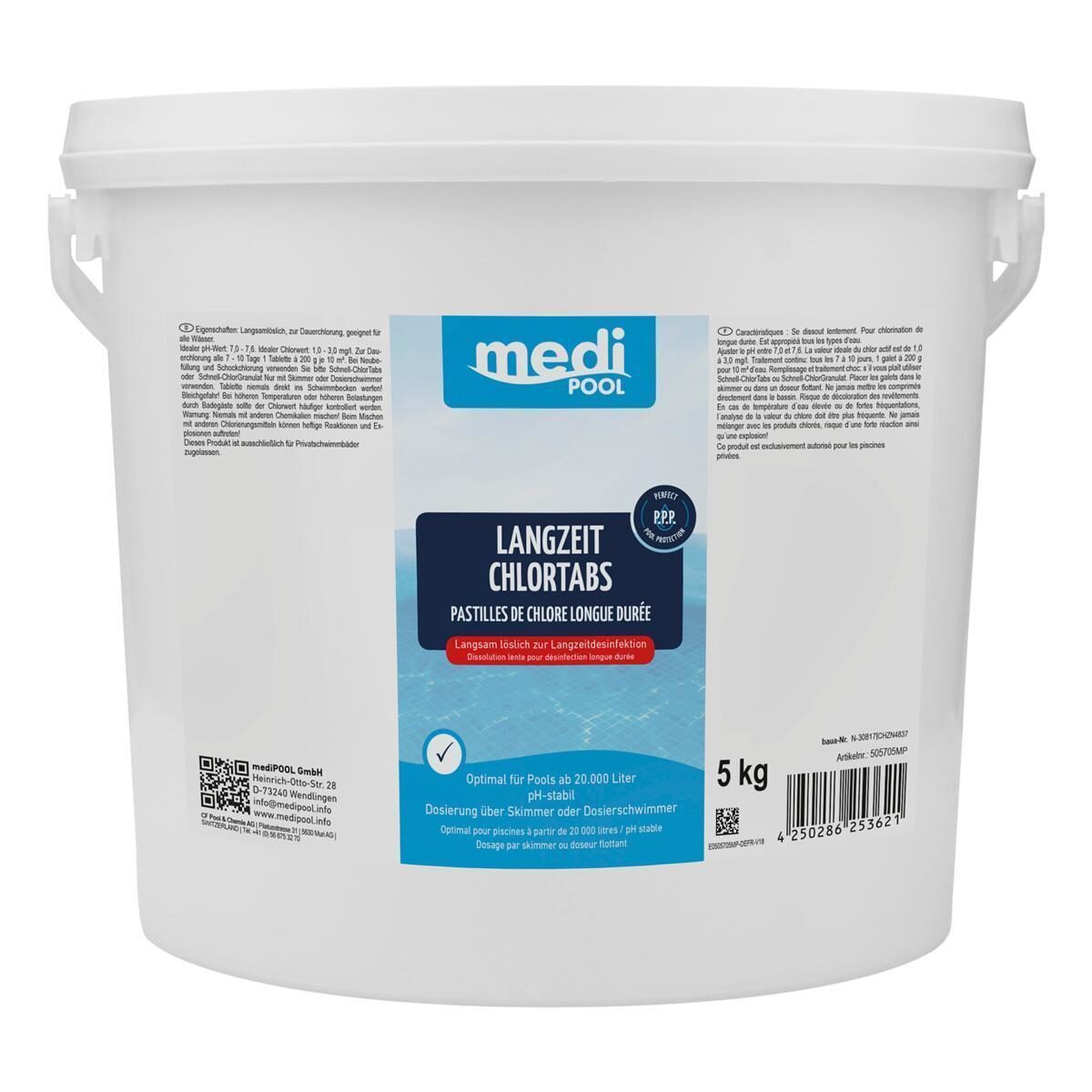 mediPOOL Langzeit ChlorTabs 5 kg