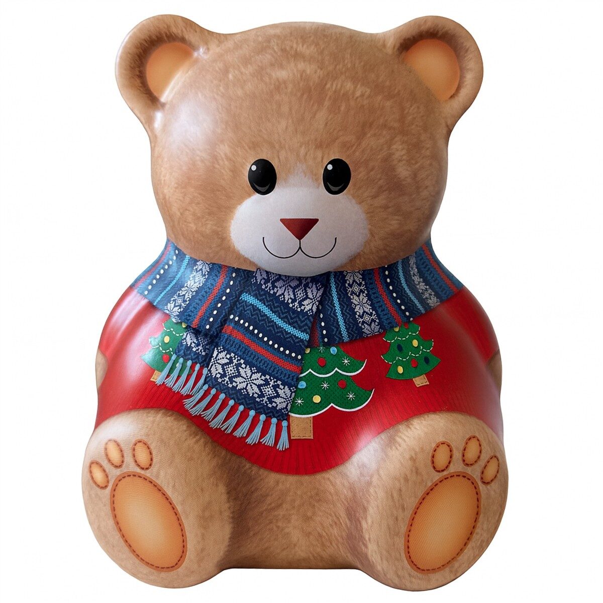 Teddy Blechdose für Plätzchen & mehr, 16 cm x 