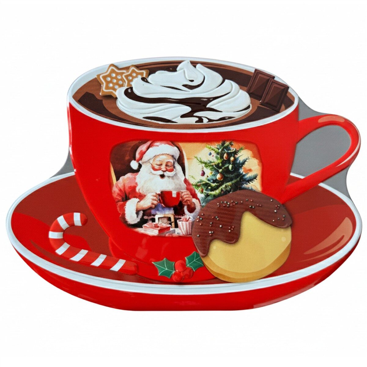Santas Trunk XL Blechdose für Plätzchen, Lebkuchen
