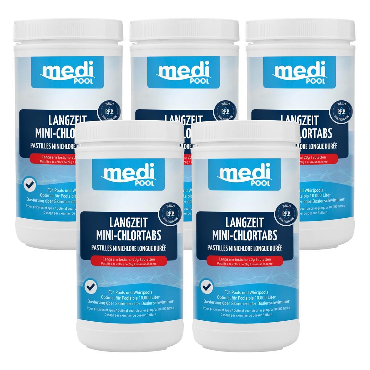 mediPOOL Langzeit MiniChlorTabs 5x 1 kg