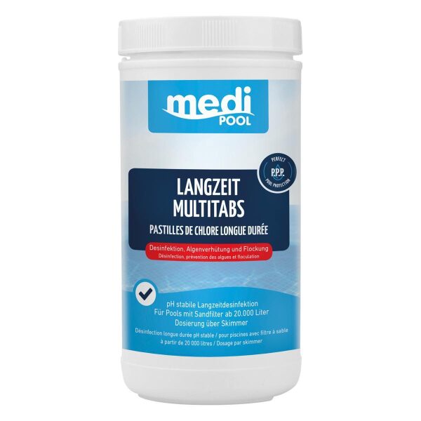 mediPOOL 3 in 1 Langzeit MultiTabs 1 kg