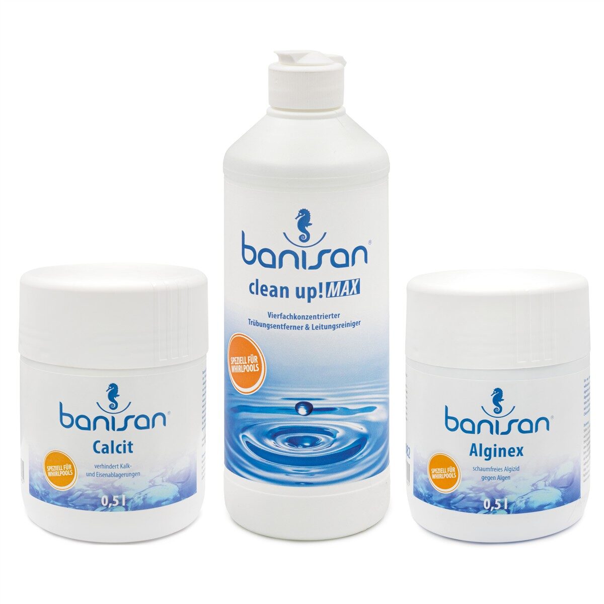 Banisan im Sparset Alginex Algenschutzmittel, Clean Up Max &