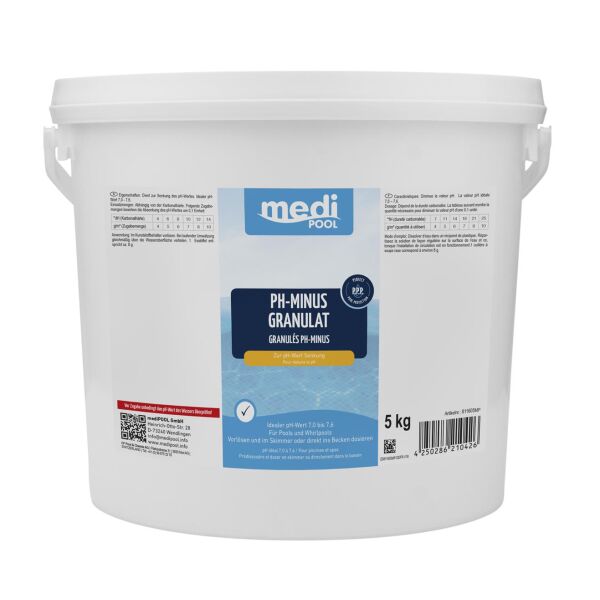 pH Senker, pH-Minus Granulat 5 kg mediPOOL