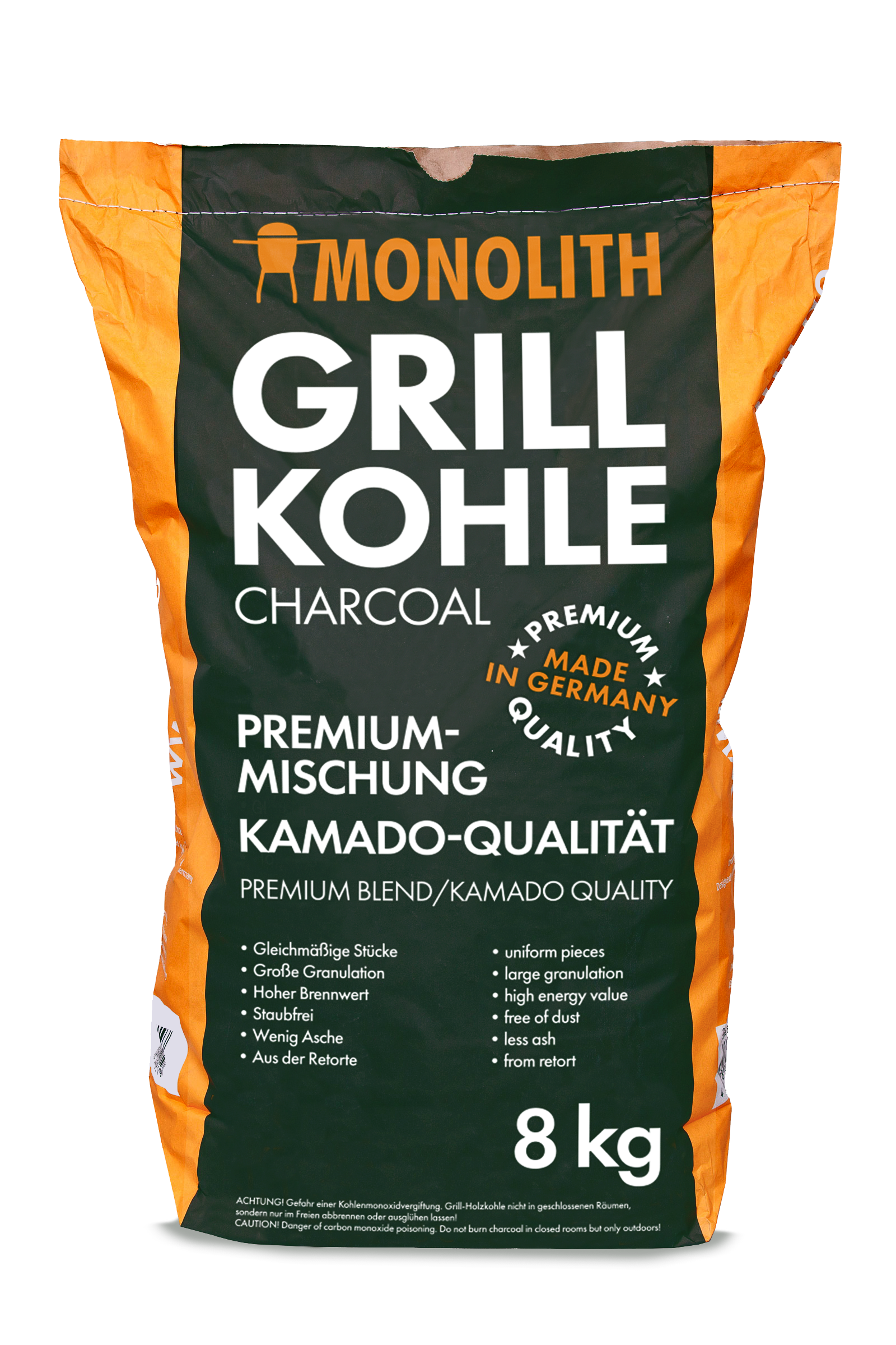 Für das richtige Grillen lohnt es sich in eine hochwertige Grillkohle wie die von MONOLITH zu investieren. 